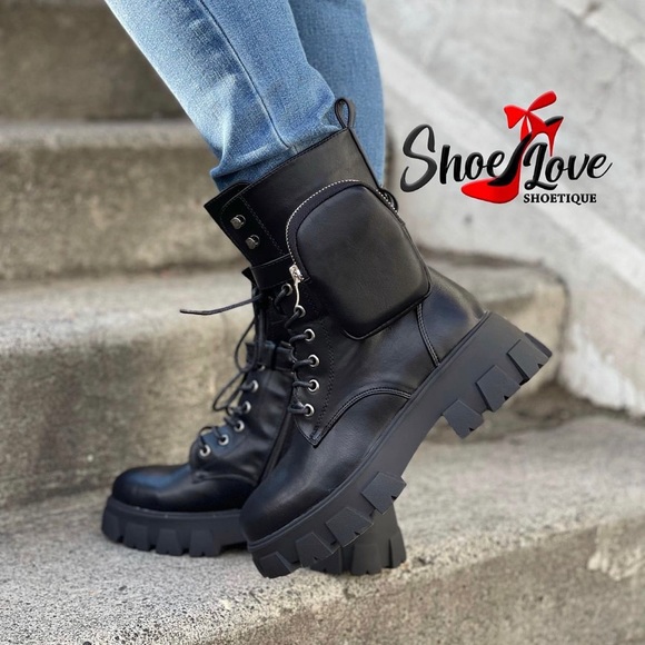 Mata Shoes Shoes Combat Boots Zip Up Bag On The Side Poshmark